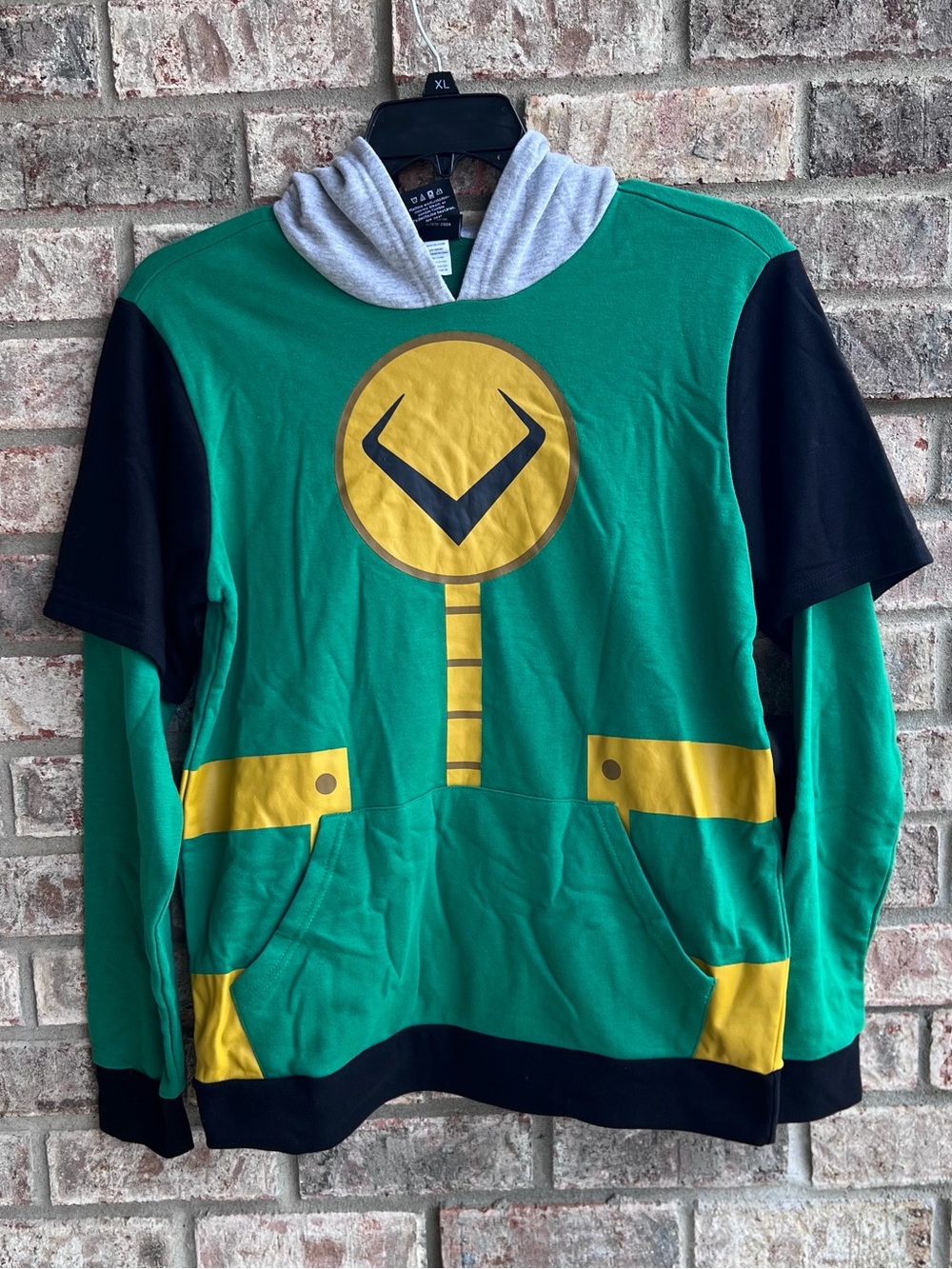 🍒💣 Marvel Loki inspired t-shirt style hoodie